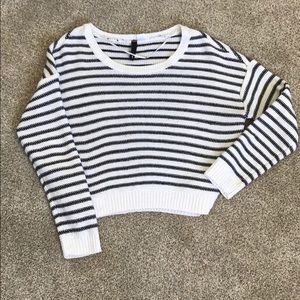 Striped crop sweater from H&M